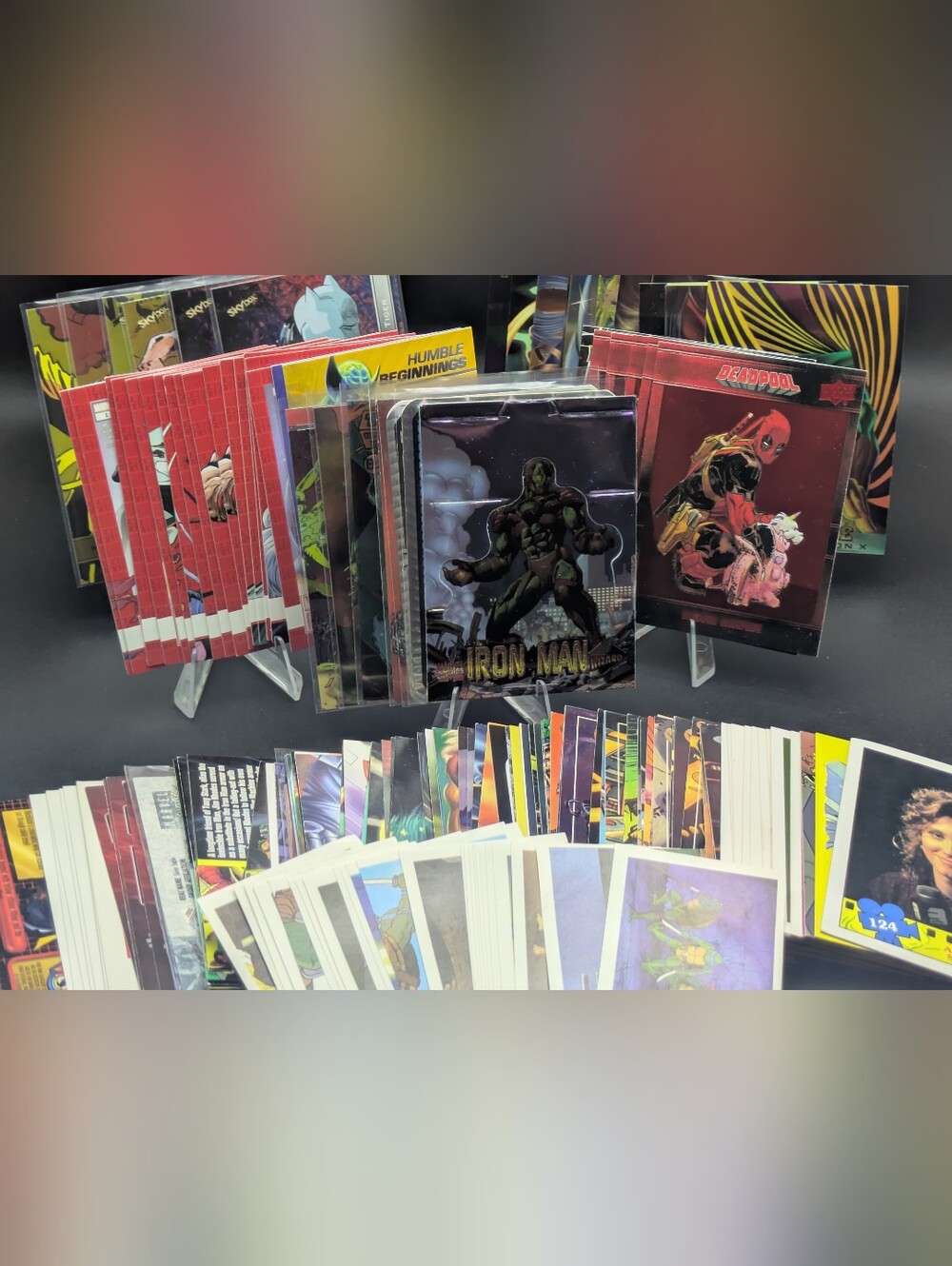 90s Marvel Trading Card Lot 170+ Cards Fleer Ultra X-Men Metal TMNT Gi Joe DC